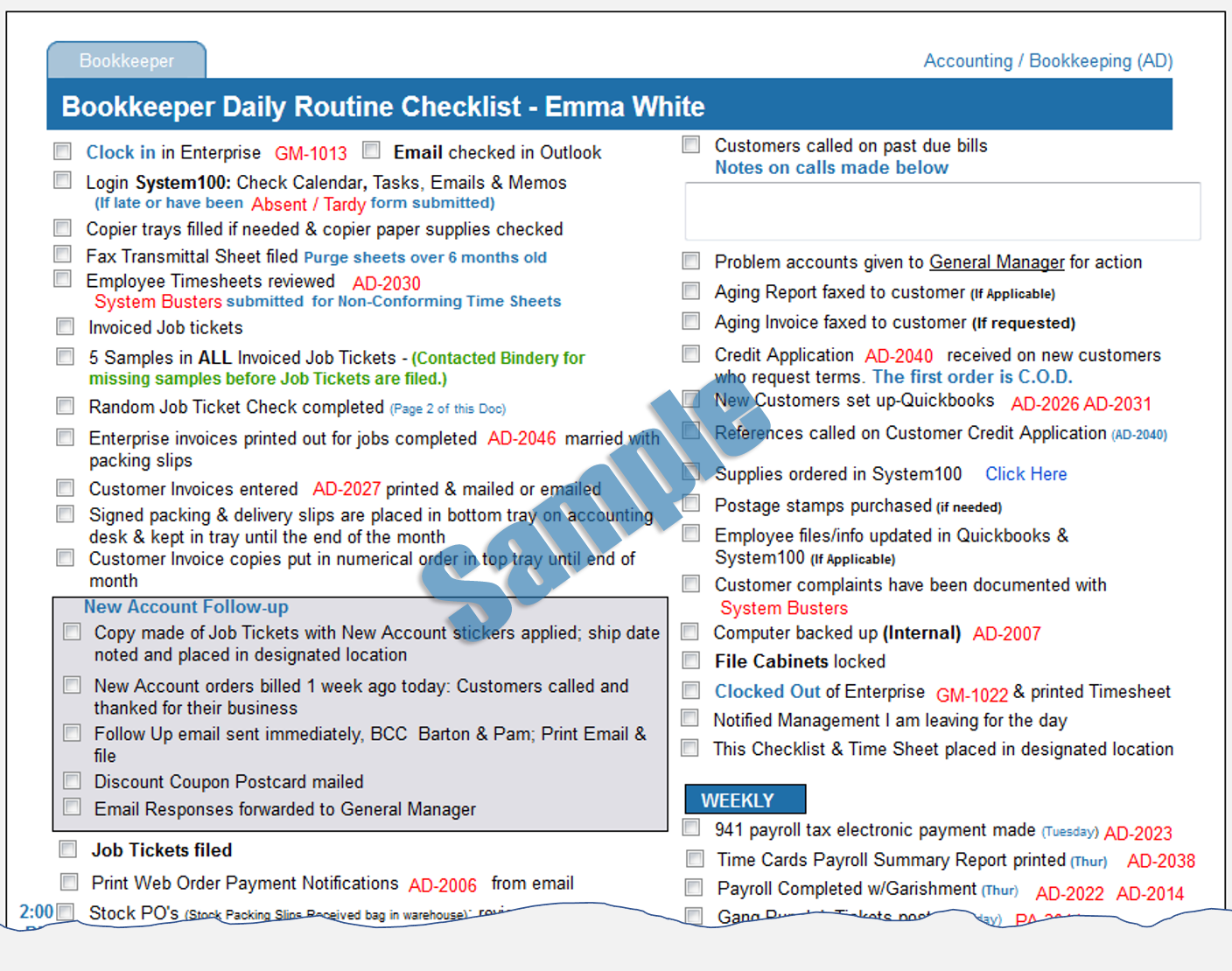 bookkeeper-daily-routine