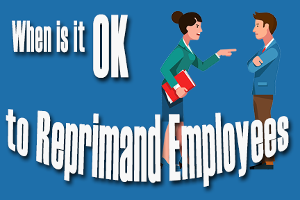 reprimand employees